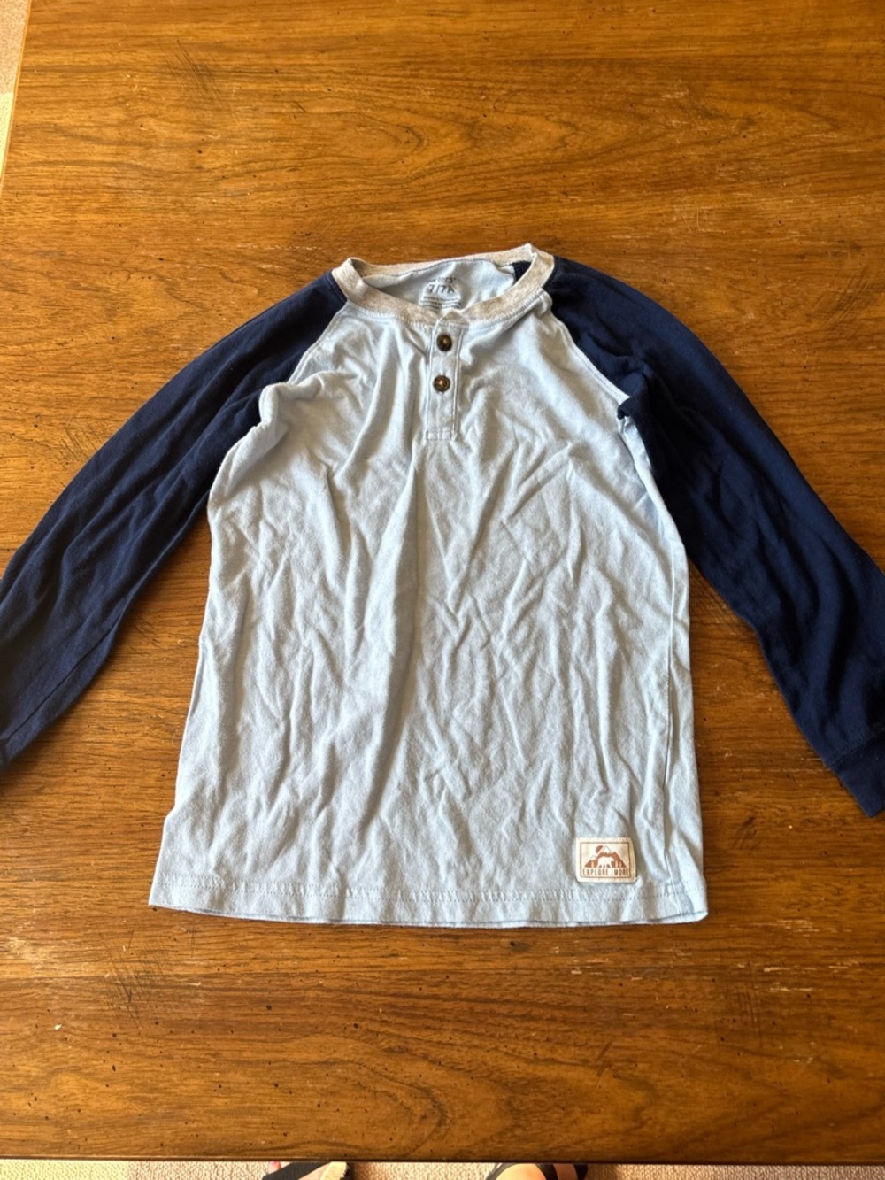 Carter's Light Blue Long Sleeve Tee